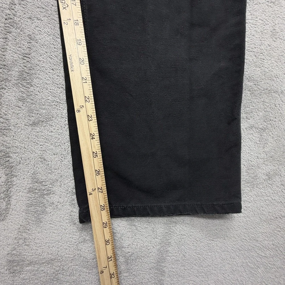 Carhartt Pants B11 Mens Measured 38x29 Black Carpenter Relaxed Fit Canvas USA